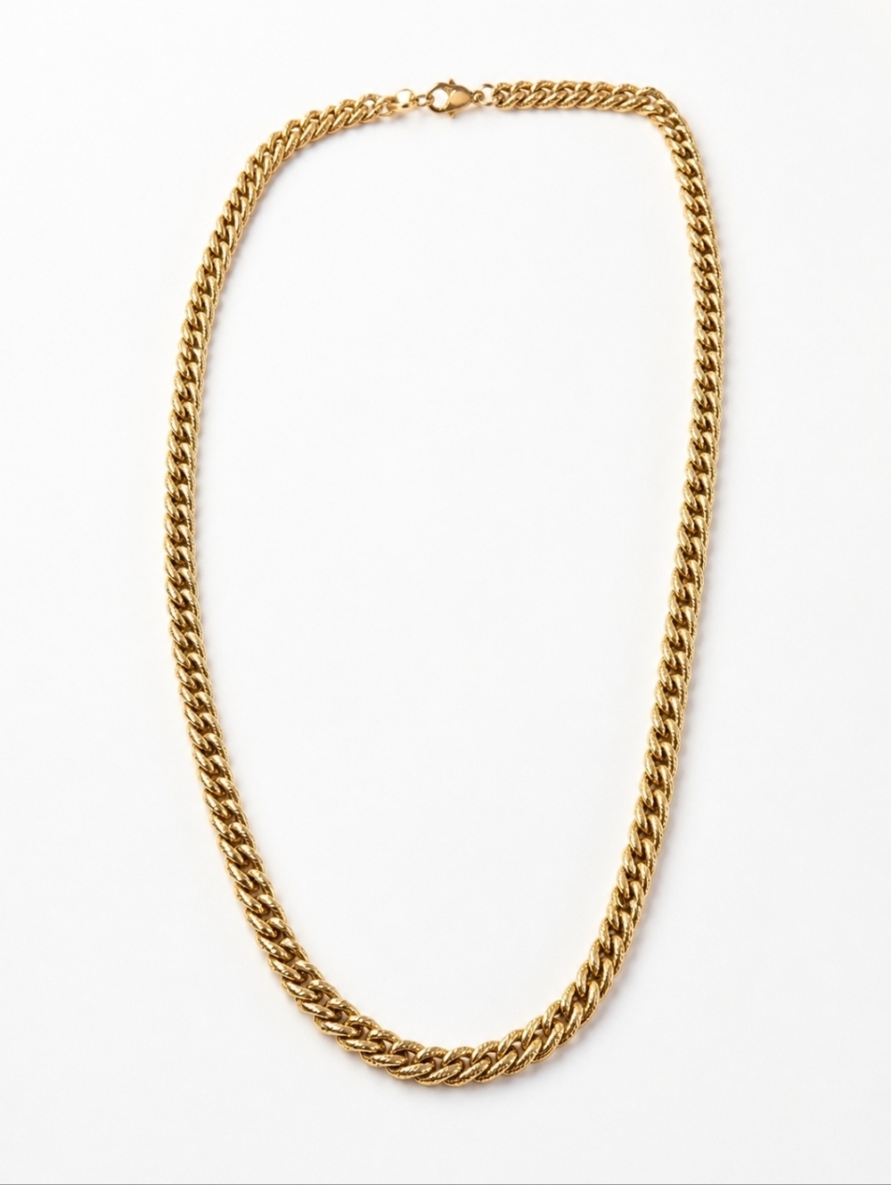 NAPIER Gold Cuban Curb Necklace. Like New.
